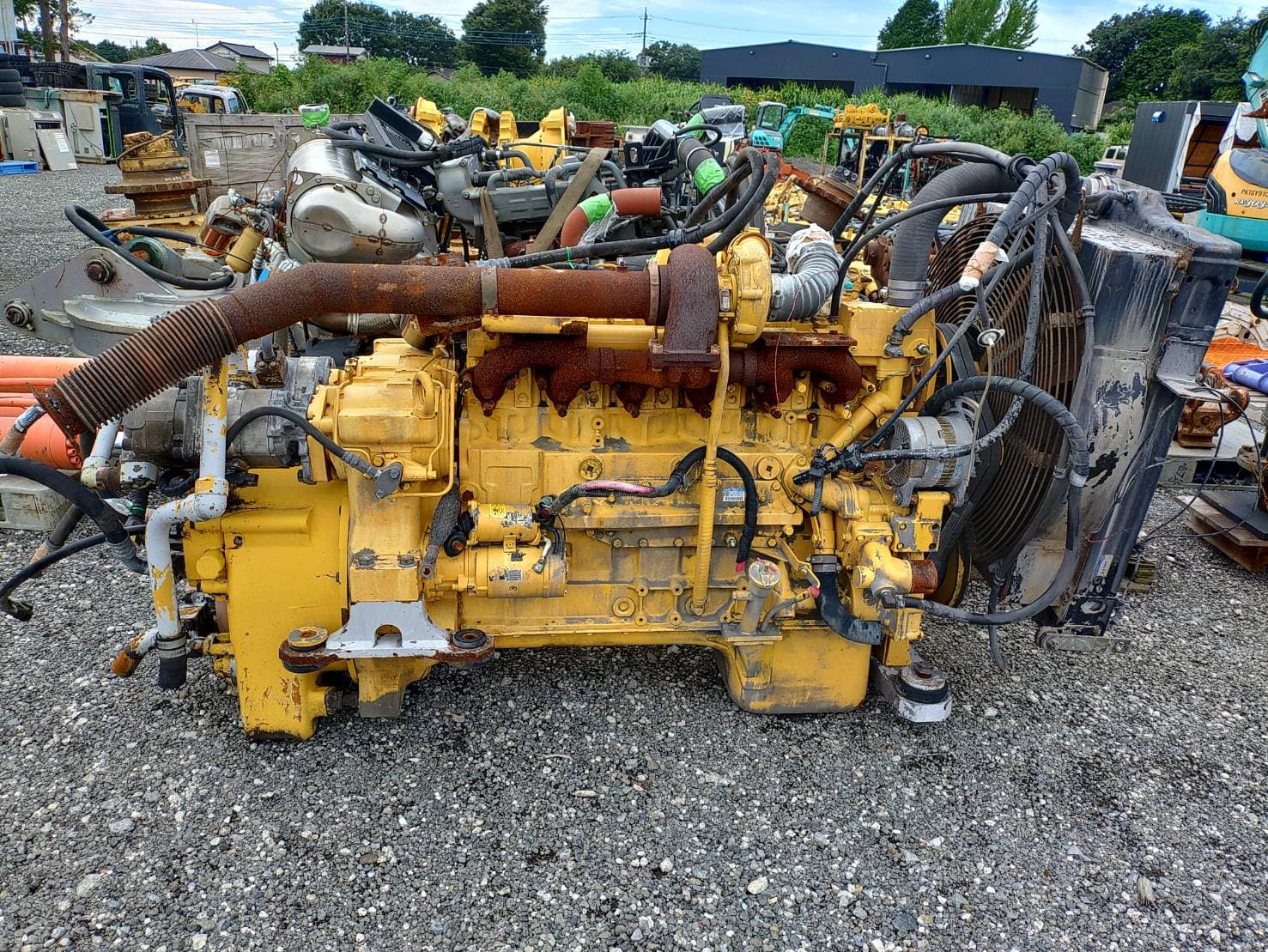 Komatsu engine RM6151R00010, used engines