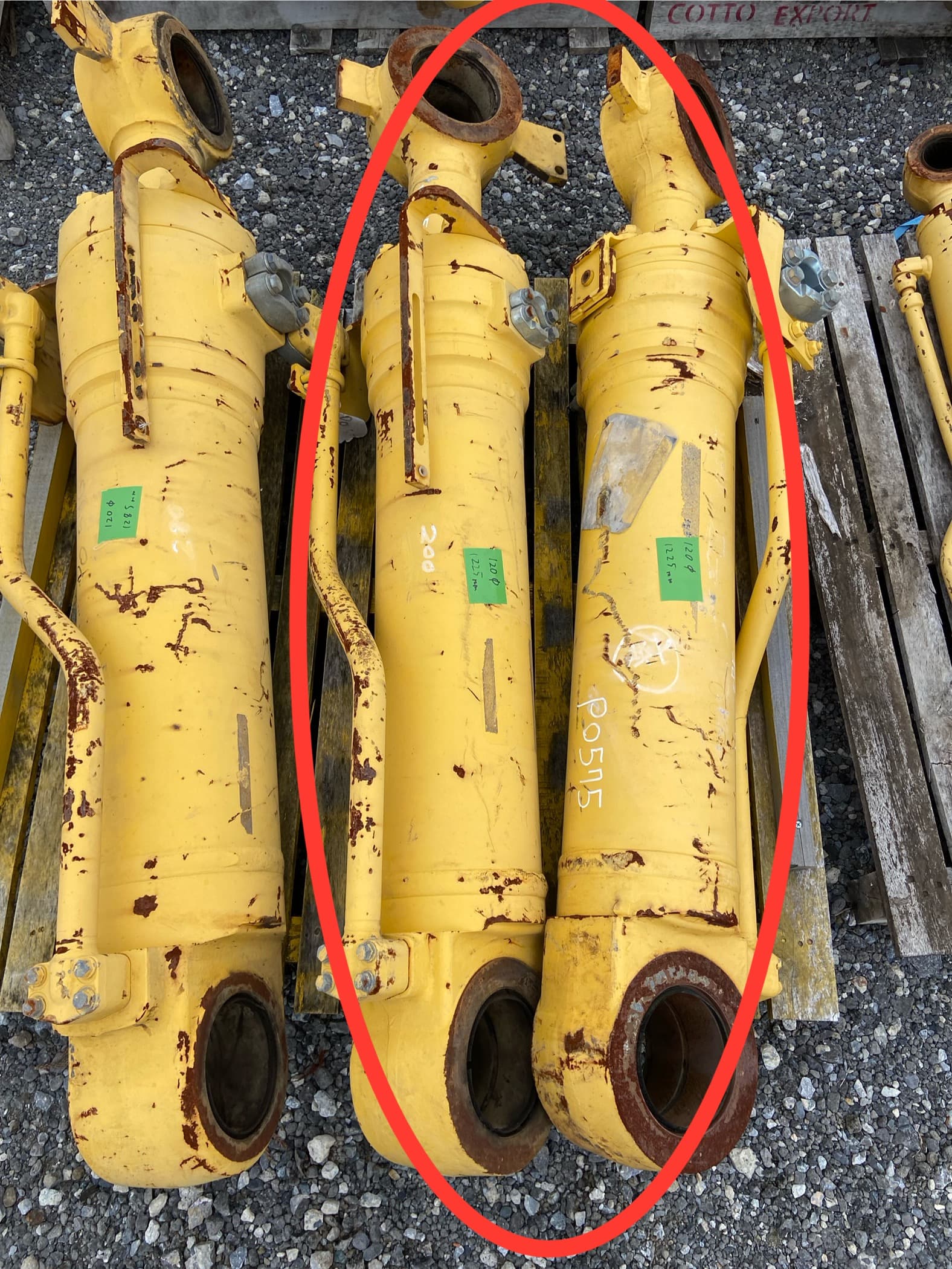 cylinder 2set, used lights & accessories