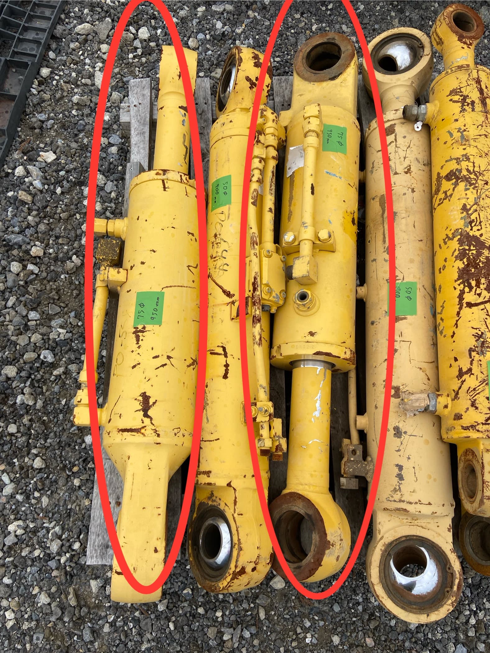 Cylinder 2set, used lights & accessories