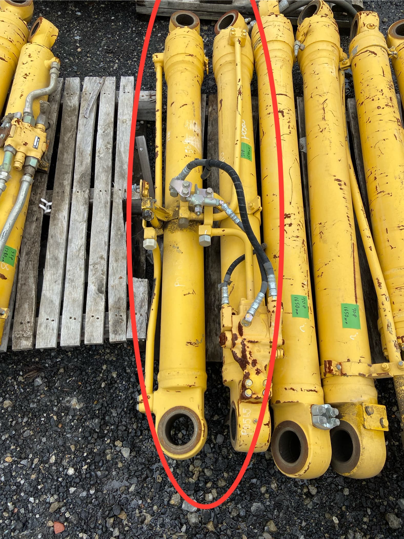 cylinder 2set, used lights & accessories