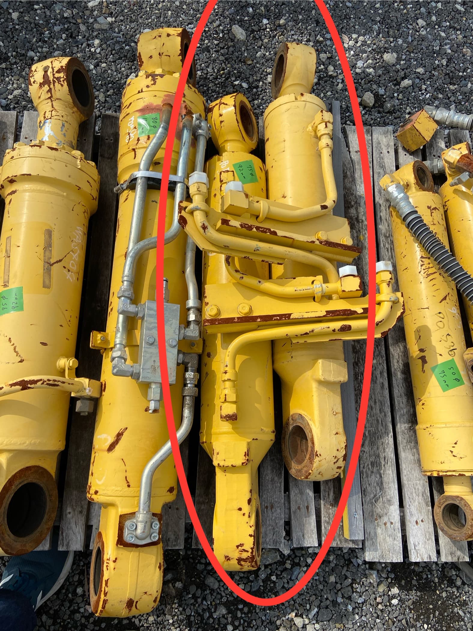 cylinder 2set, used lights & accessories